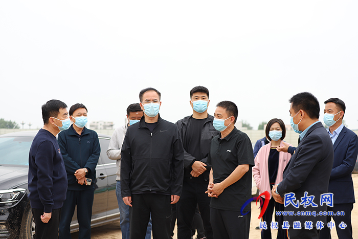 縣領導張愛軍、王景義調研重點項目建設情況