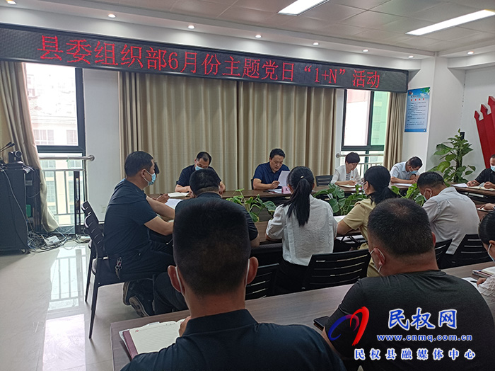 縣委組織部：開展6月份主題黨日1+N活動(dòng)