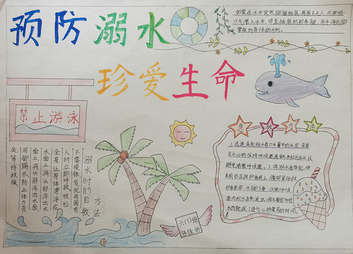 讓防溺水安全教育入心入腦——民權(quán)縣實(shí)驗(yàn)小學(xué)開展防溺水主題手抄報(bào)評(píng)比活動(dòng)