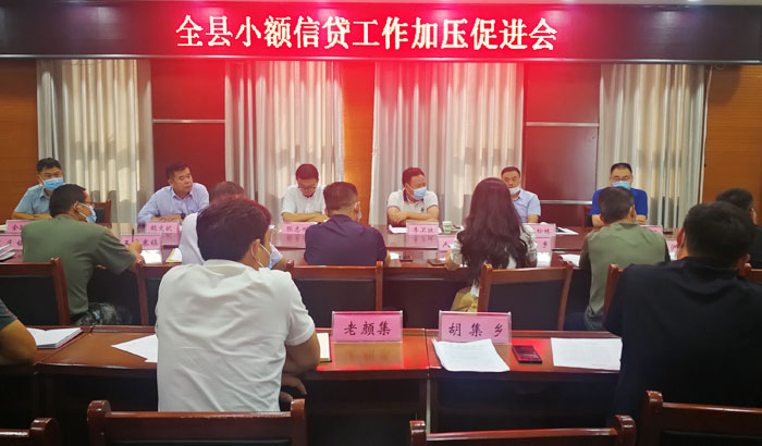 全縣小額信貸工作加壓促進(jìn)會(huì)召開