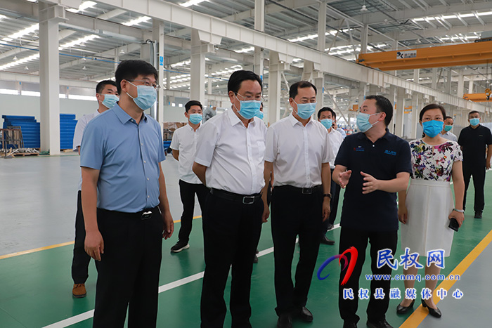 市人大常委會(huì)副主任姬脈常、劉彥華一行到民開(kāi)展“助企日”活動(dòng)