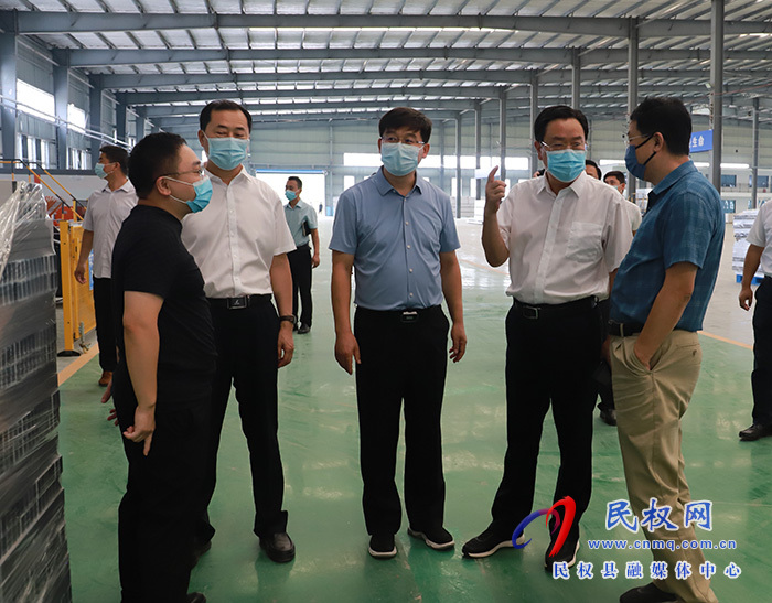 市人大常委會(huì)副主任姬脈常、劉彥華一行到民開(kāi)展“助企日”活動(dòng)