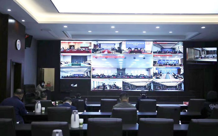 我縣組織收聽收看全市疫情防控調度會