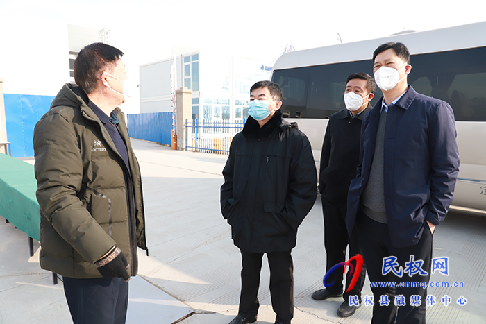 縣領(lǐng)導(dǎo)馬德偉調(diào)研重點(diǎn)項(xiàng)目建設(shè)情況