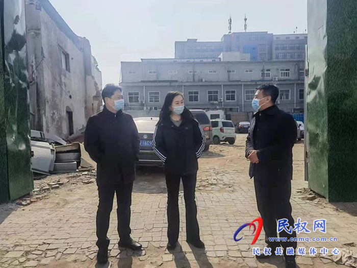 副縣長朱琳督導查看中醫(yī)院專項債券應急醫(yī)療救治能力項目與病房綜合樓建設項目