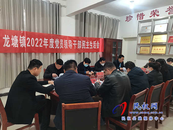 龍?zhí)伶?zhèn)召開2022年度黨員領導干部民主生活會
