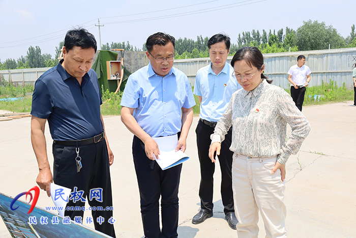 縣委書記、縣長王靜嫻調(diào)研城建項目建設(shè)情況