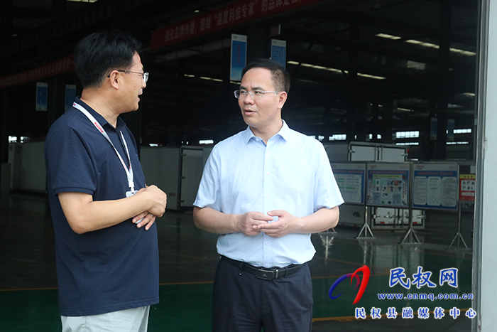 縣委常委、常務(wù)副縣長王景義深入企業(yè)開展“企業(yè)服務(wù)日”活動