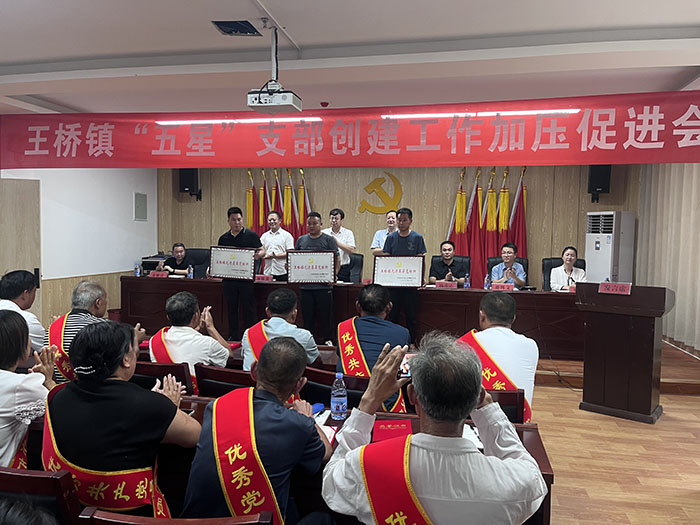 王橋鎮(zhèn)召開“五星”支部創(chuàng)建工作加壓促進(jìn)會(huì)