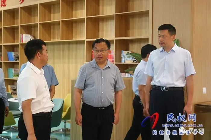 縣委常委、宣傳部長、副縣長畢道喜調(diào)研書香民權(quán)建設情況