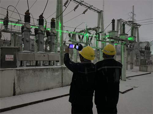 民權縣供電公司：朔風凜冽雪紛飛 ?供電保障正當時