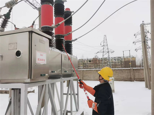 民權縣供電公司：朔風凜冽雪紛飛 ?供電保障正當時