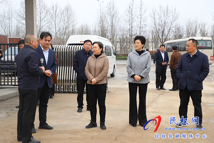 縣委書記王靜嫻調(diào)研重點項目建設(shè)工作