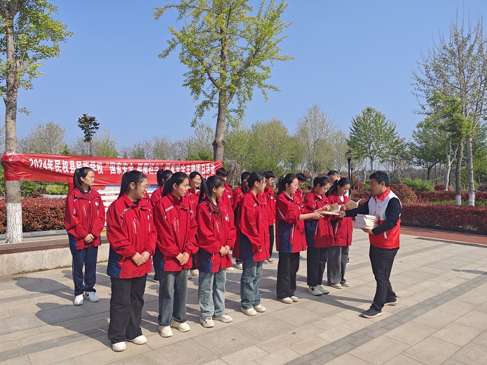 共青團民權縣委開展“國家安全 青春挺膺”主題團日活動