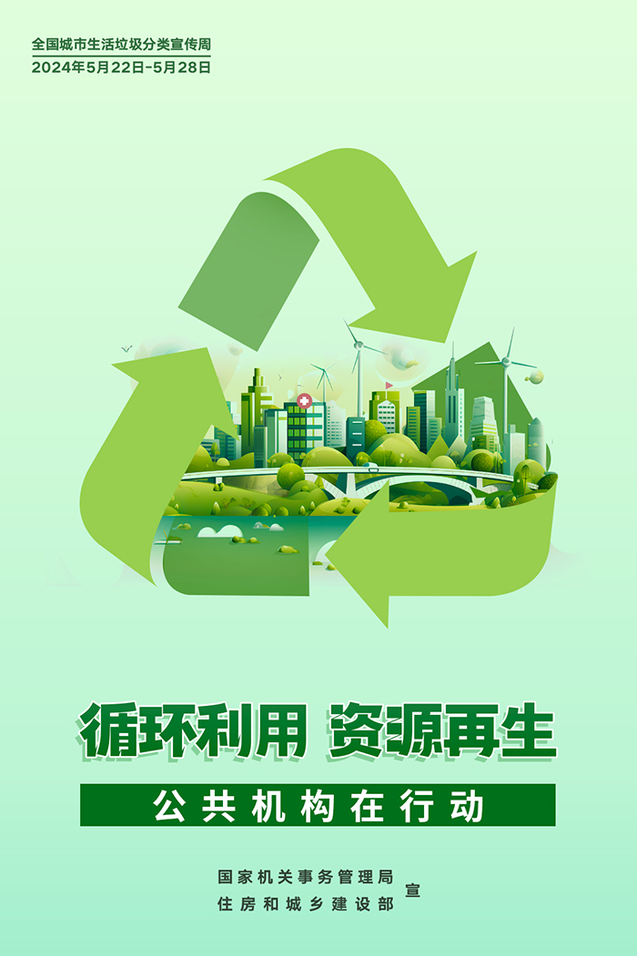 公共機(jī)構(gòu)生活垃圾分類主題宣傳海報(bào)來了，機(jī)關(guān)事務(wù)中心誠(chéng)邀您的轉(zhuǎn)發(fā)！
