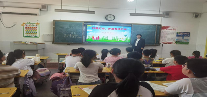 民權(quán)縣民族學(xué)校積極開展“護(hù)苗”主題班會(huì)活動(dòng)