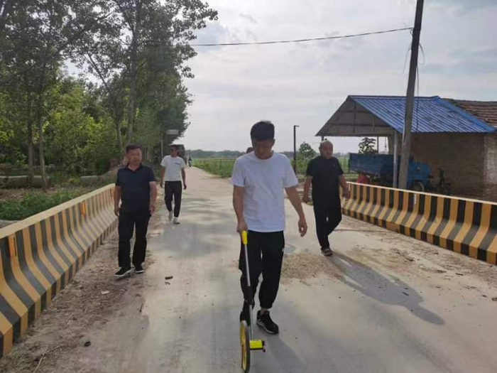 縣財政局聯(lián)合查驗民權(quán)縣2023年安防工程及危橋改造工程第二標(biāo)段