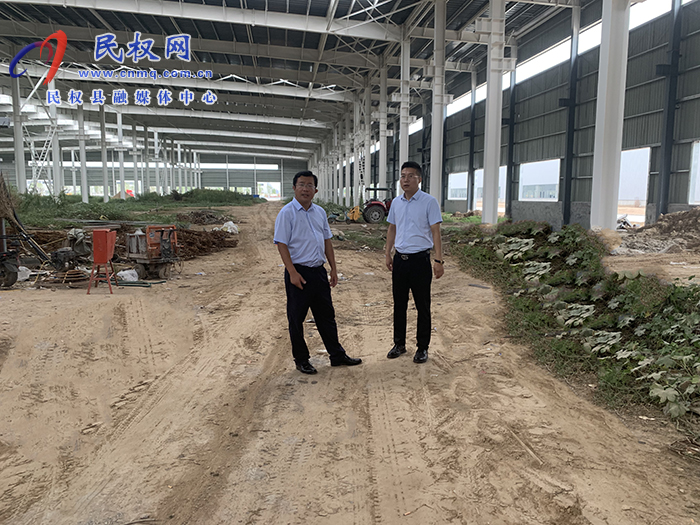 縣委副書記李君調(diào)研眾宏鋁基項目建設情況