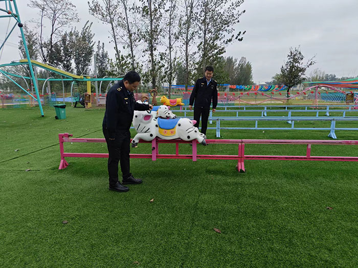 民權(quán)縣文化廣電和旅游局開展景區(qū)、游樂(lè)場(chǎng)所安全生產(chǎn)督導(dǎo)專項(xiàng)行動(dòng)