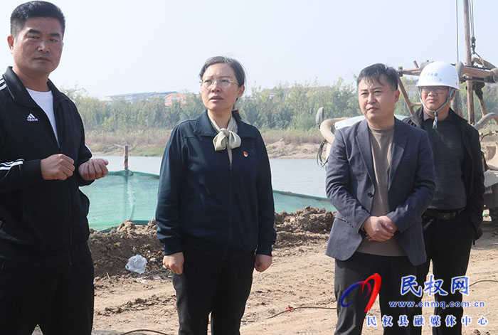 縣委書記王靜嫻調研市政項目建設工作