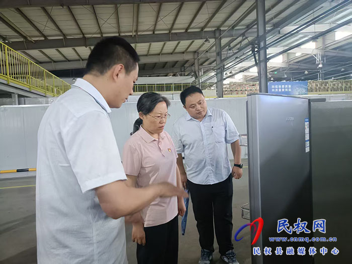 縣委書記王靜嫻調(diào)研企業(yè)生產(chǎn)運(yùn)行情況